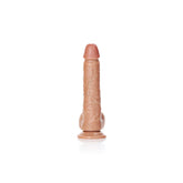 REALROCK 18 cm Straight Realistic Dildo with Balls Tan Realistic Dildos
